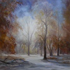 Yosemite Awakening oil painting