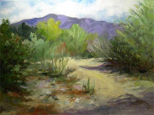 Hahamongna Arroyo Seco oil painting